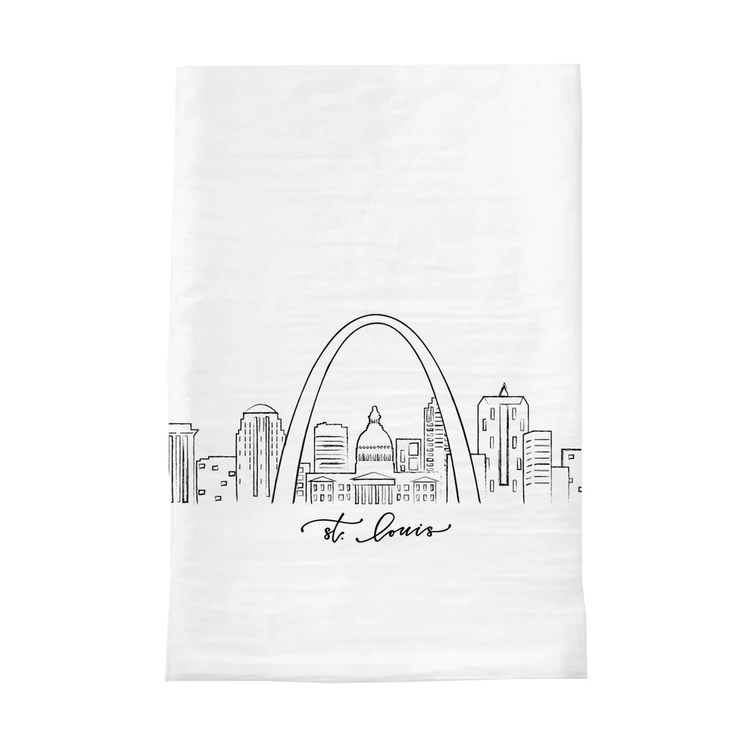 Saint Louis Skyline Tea Towel