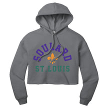 Load image into Gallery viewer, Soulard St. Louis Hooded Cropped Sweatshirt
