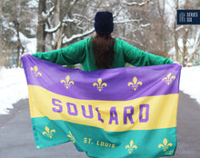 Load image into Gallery viewer, Soulard Mardi Gras Flag - 3 x 5
