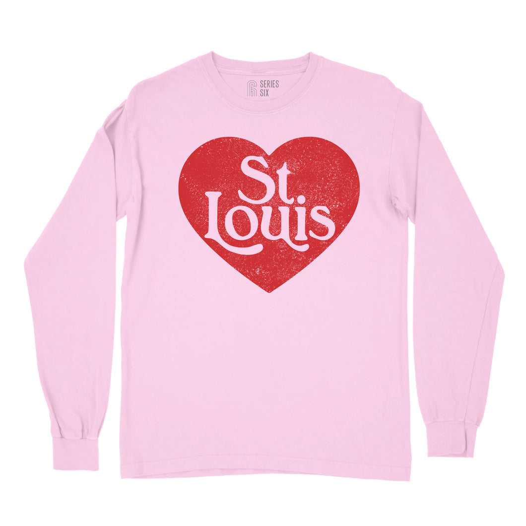St. Louis Heart Unisex Long Sleeve T-Shirt