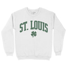 Load image into Gallery viewer, St. Louis Shamrock St. Patrick&#39;s Day Crewneck Unisex Sweatshirt
