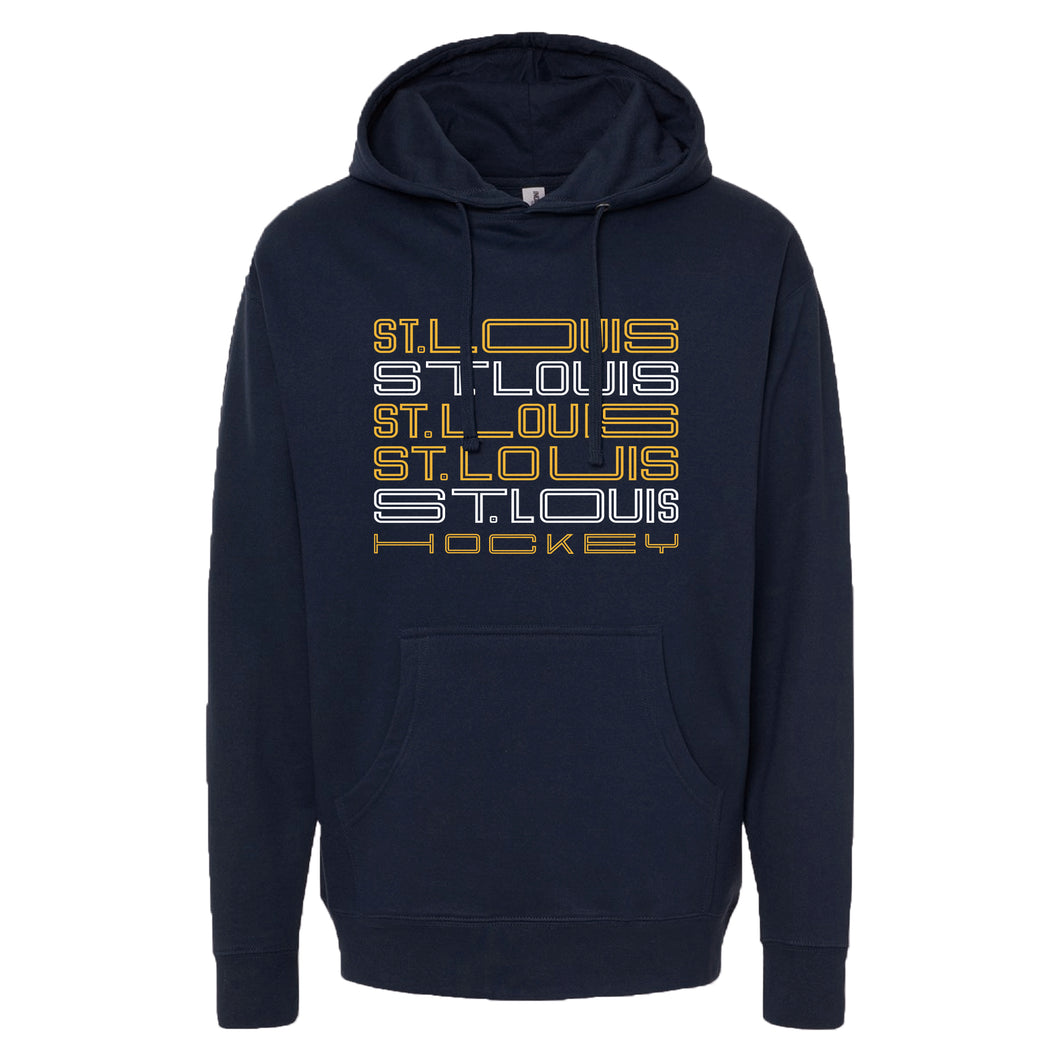St. Louis Hockey Repeat Unisex Hooded Sweatshirt