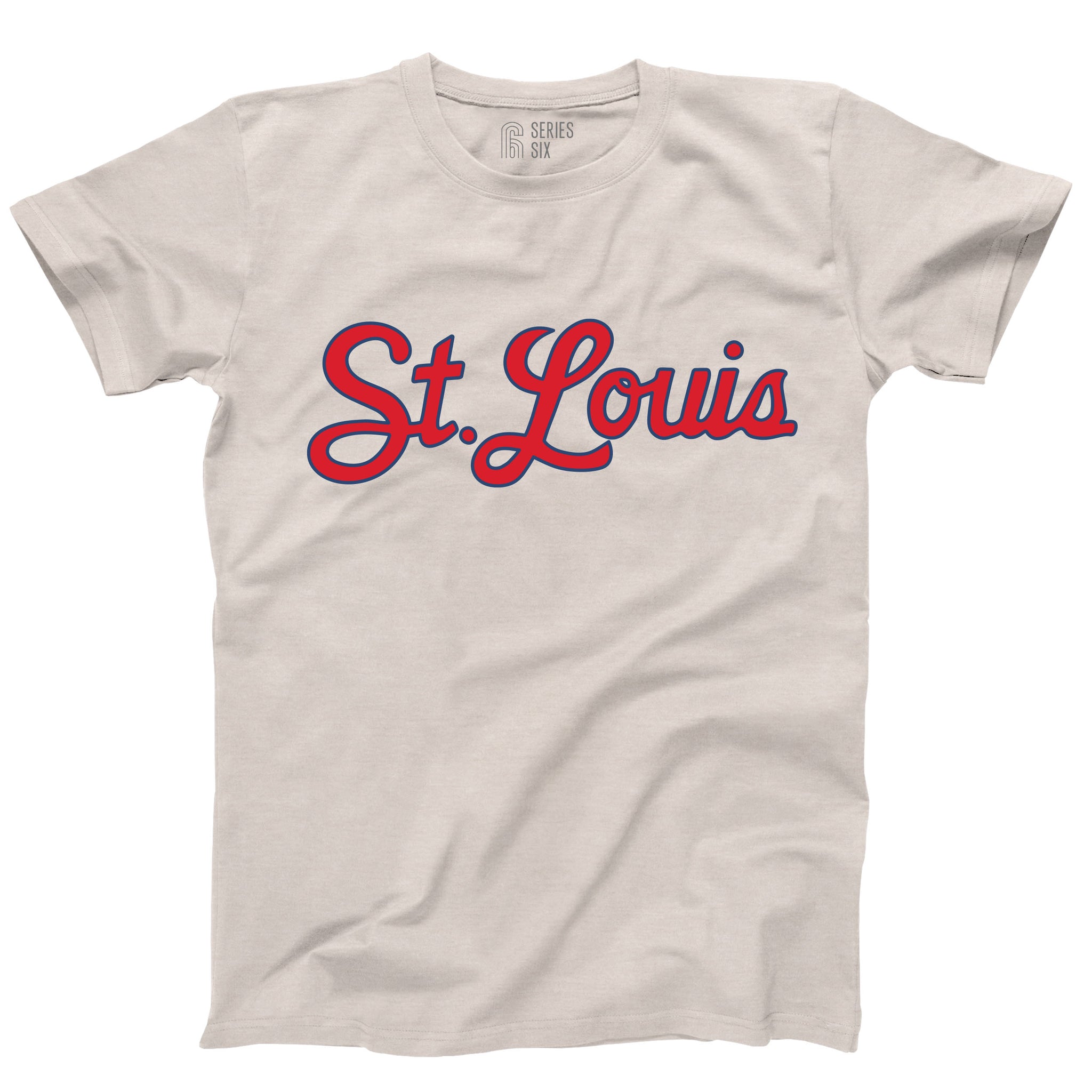 St. Louis Script Unisex Short Sleeve T-Shirt - Tan – Series Six