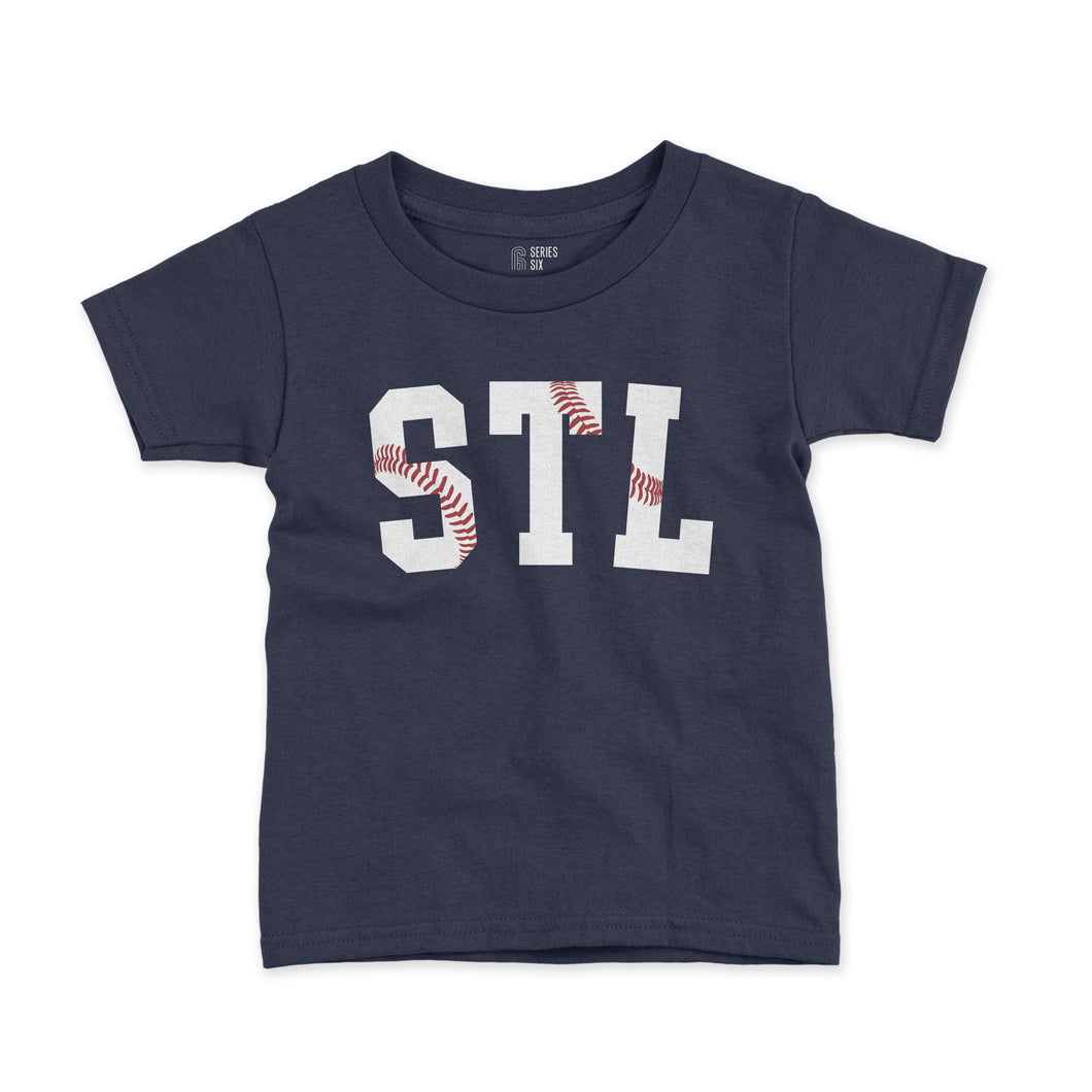 STL Stitches Short Sleeve Youth T-Shirt - Navy