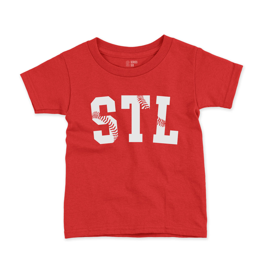 STL Stitches Short Sleeve Youth T-Shirt - Red