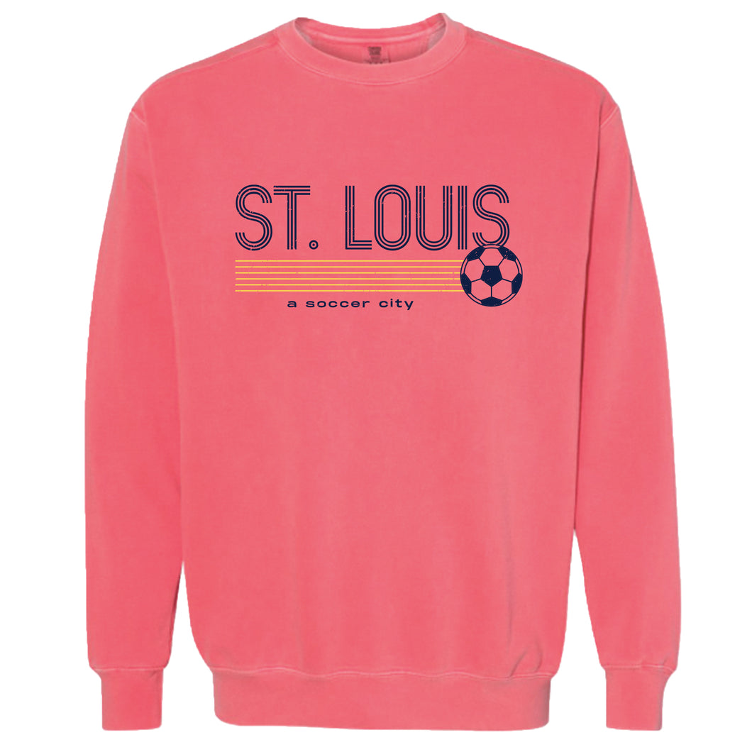 Vintage Soccer Unisex Crewneck Sweatshirt