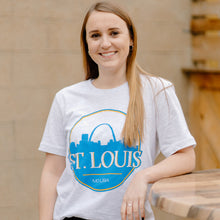 Load image into Gallery viewer, St. Louis Can Unisex Short Sleeve T-Shirt - Ash Grey
