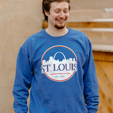 Load image into Gallery viewer, St. Louis Can Unisex Crewneck Sweatshirt - Blue
